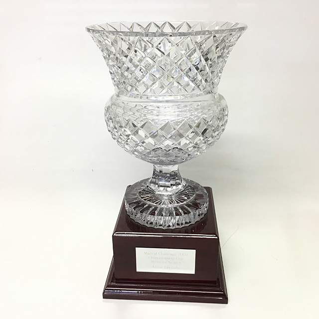 TROPHY, Large 42cm Crystal